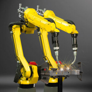 FANUC welding robots in action - dual